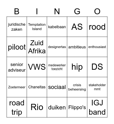 Merredit 4 Bingo Card