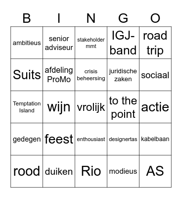 Merredit 5 Bingo Card