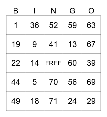 LEM & NHEL TV Bingo Card