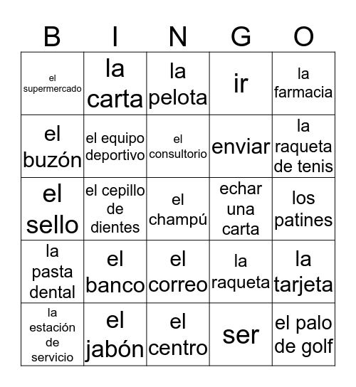 Nivel 2- C3SA Bingo Card