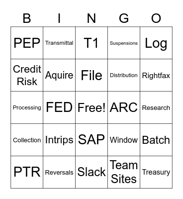 ACH Bingo Card