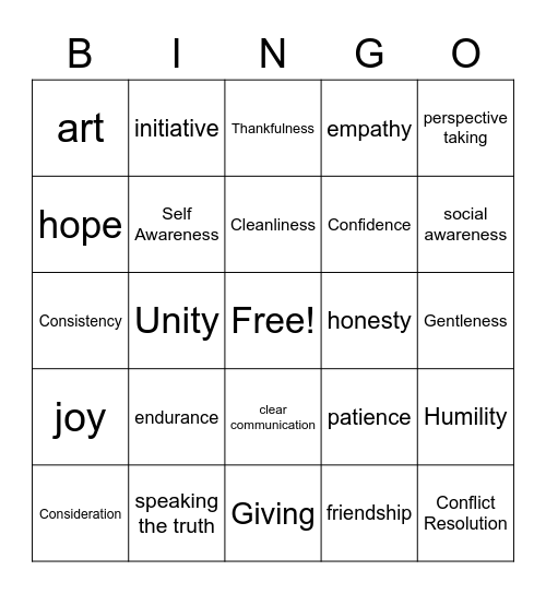 CASE BINGO Card