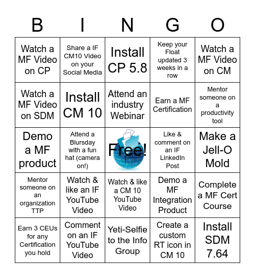 Info-First BINGO Card