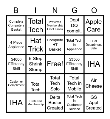 Unicorn BINGO Card