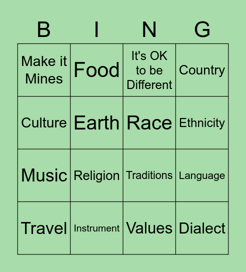 Isabella's Girl Scout Gold Award Bingo Card