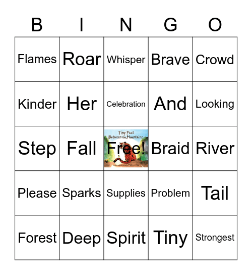 Tiny Feet Between the Mountains Bingo Card