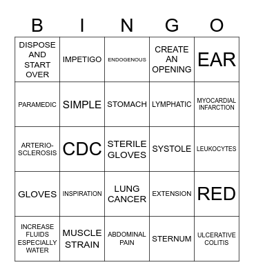CPAS REVIEW #3 Bingo Card