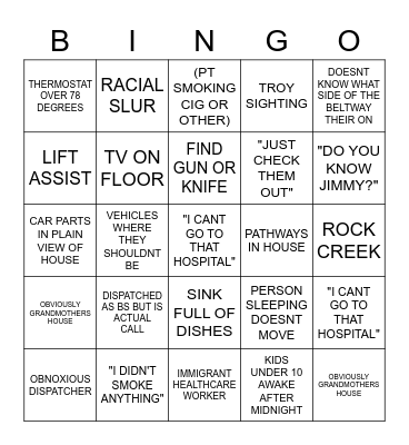 That's A Bingo Card