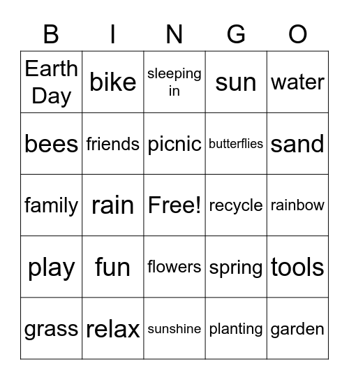 FLORES ELEMENTARY Bingo Card