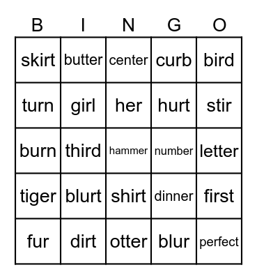 Connect Four Bingo Card