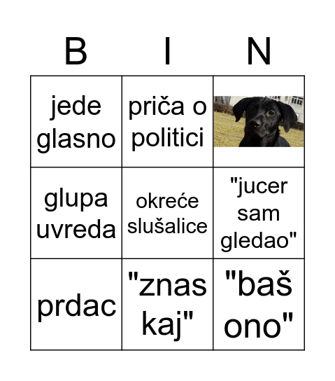 Alanov BINGO Card