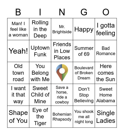 Bingo: Round 1 Bingo Card