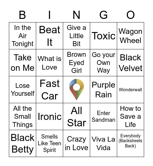 Round 2: Bingo Card