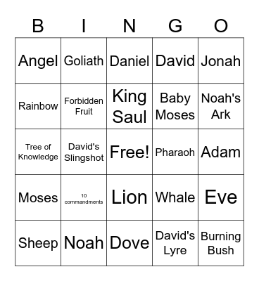 Mrs. Bandeira's Bingo Game Bingo Card