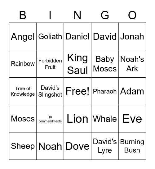 Mrs. Bandeira's Bingo Game Bingo Card