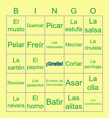 ASD 3, Capítulo 1 Bingo Card