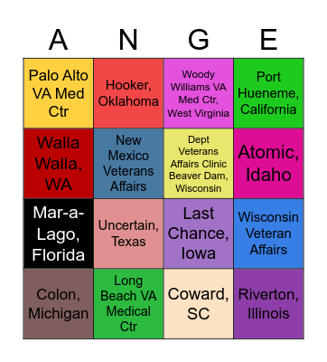 Where's Waldo Angeline? Bingo Card