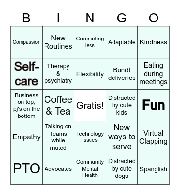 El Centro Bingo Card