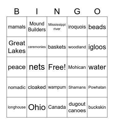 Unit 8 Lesson 8 Bingo Card