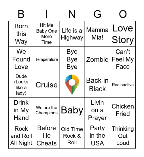 Round 3: Bingo Card