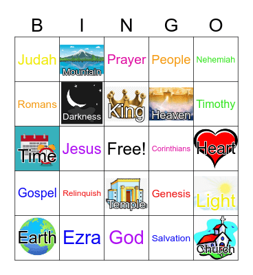 April 18, 2021 Bingo Card