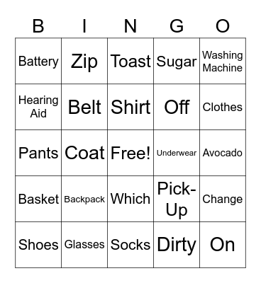 ASL Bingo 9 Bingo Card
