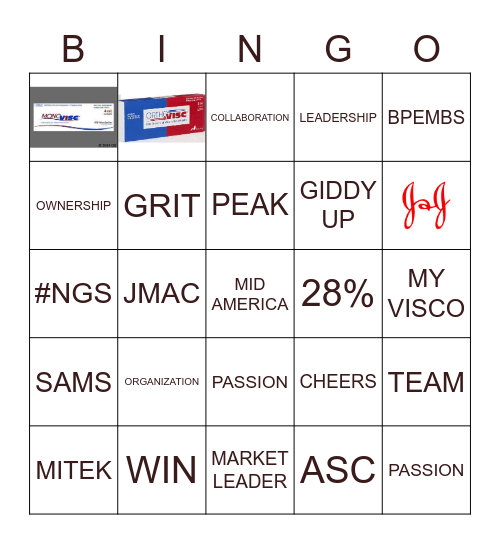MID AMERICA Bingo Card