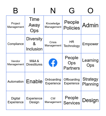 People Operations Bingo Card