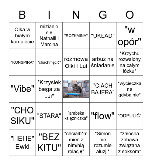 HP3 BINGO Card