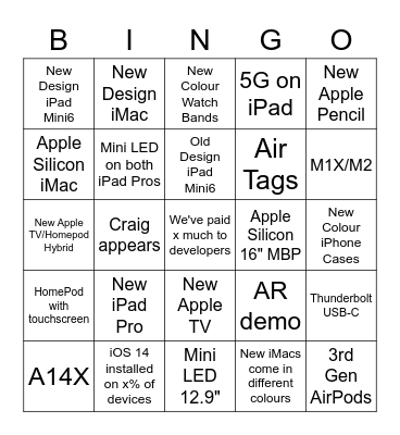 Spring Loaded 4/20 Bingo Card