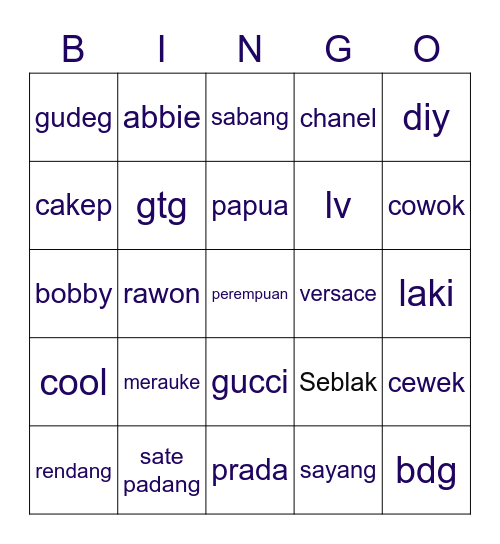 HWIYOUNG'S Bingo Card