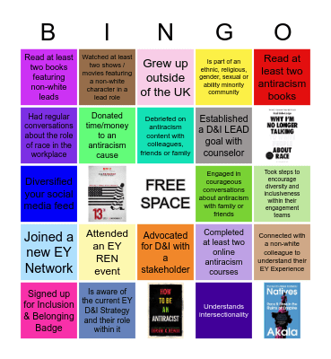 D&I Bingo Card