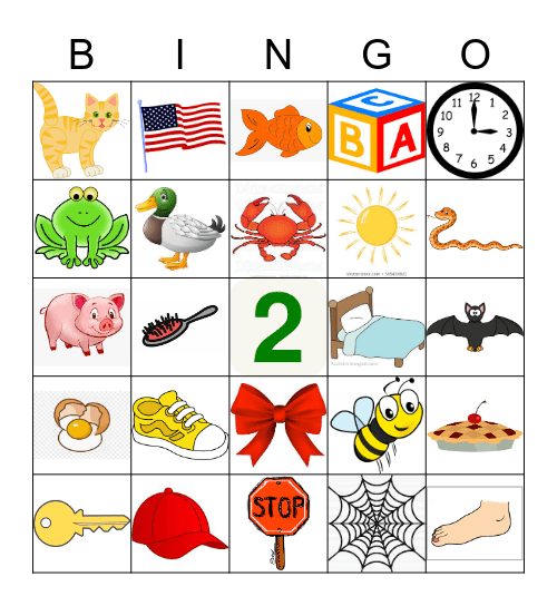 Counting Sounds Bingo Card
