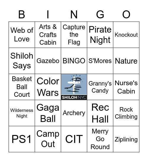 Night of Hope Bingo Card