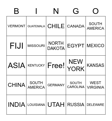 ASL UNIT 15 REVIEW Bingo Card