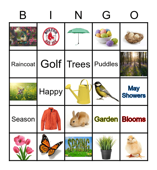 SPRINGO Bingo Card