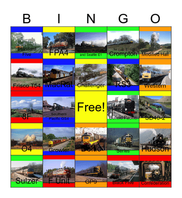 Best of 2001 Bingo Card