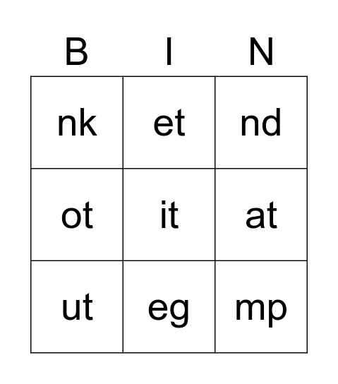 SS2-134 OL1 Bingo Card
