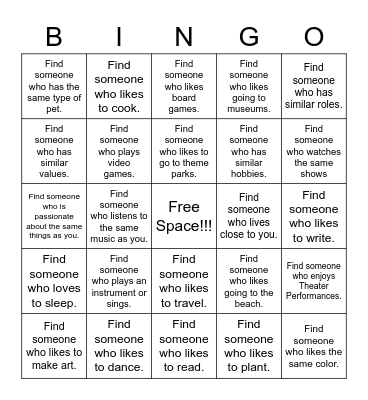 Identity Bingo 2: Electric Boogaloo Bingo Card