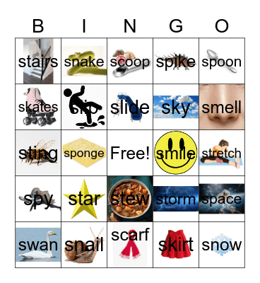 #__ /s/ Clusters Bingo Card
