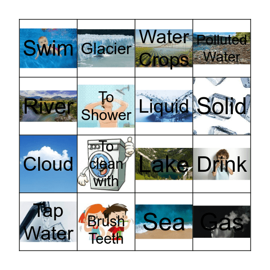 Water Bingo Card