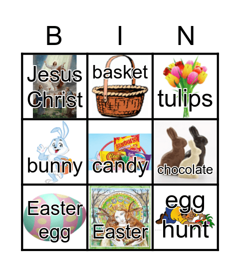 Easter  Bingo Card