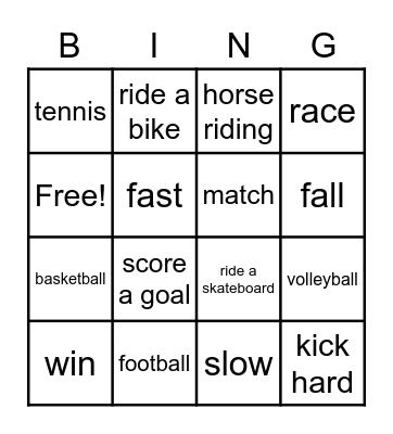 HE2 U7+6 Bingo Card