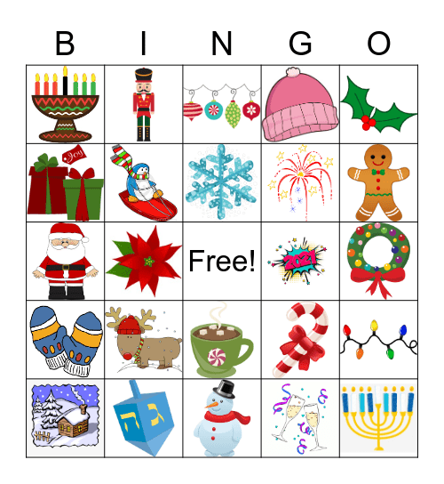 Holidays! Bingo Card