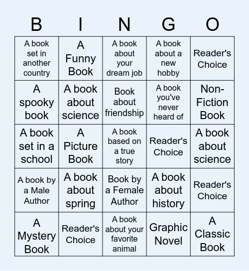 Myon Bingo (3rd - 5th) Bingo Card