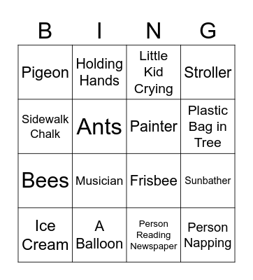Testaaa Bingo Card