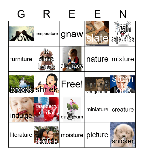 AOGG Chapter 8 - 10 Bingo Card