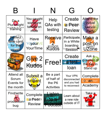 DocHub Application Bingo Card