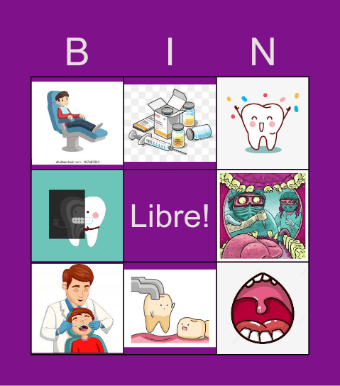 La Dentista Bingo Card