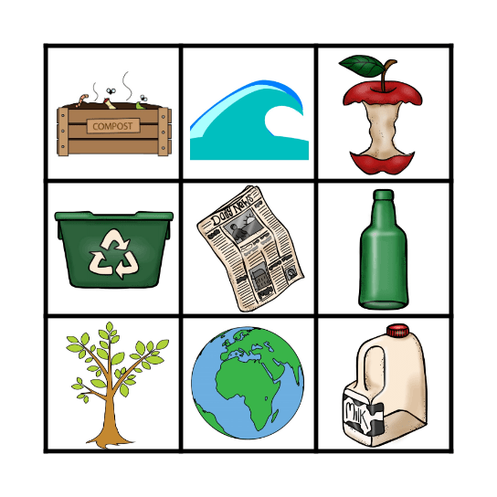 EARTH DAY Bingo Card